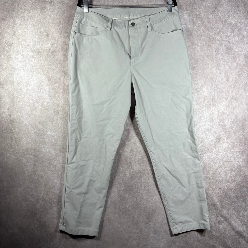 Lululemon Pants Mens 33 Gray ABC Pant Classic Warpstreme Chino Stretch Casual